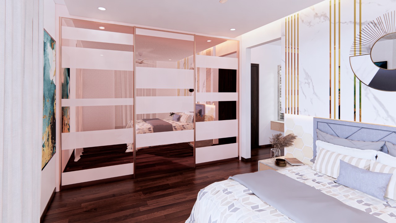 Being modern and efficient with sliding wardrobes.